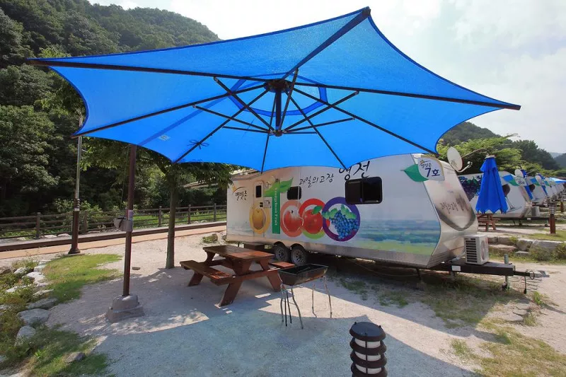 치산 관광지 캠핑장 3