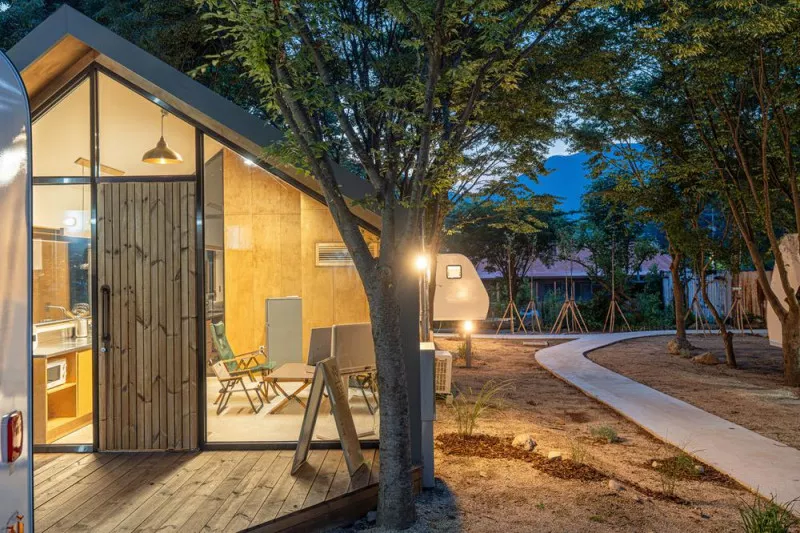 카라반캠핑 고요 6