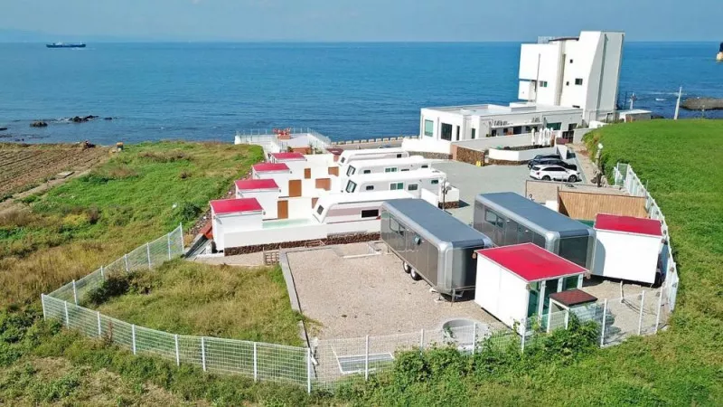 제주인포항 개별 수영장 카라반 6